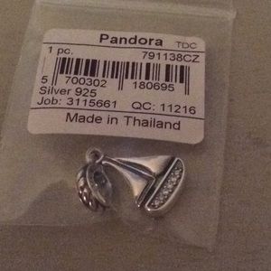 Pandora Silver sailboat charm